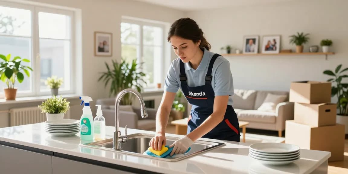 Professional umzugsreinigungen bern service in a tidy apartment during a move-out