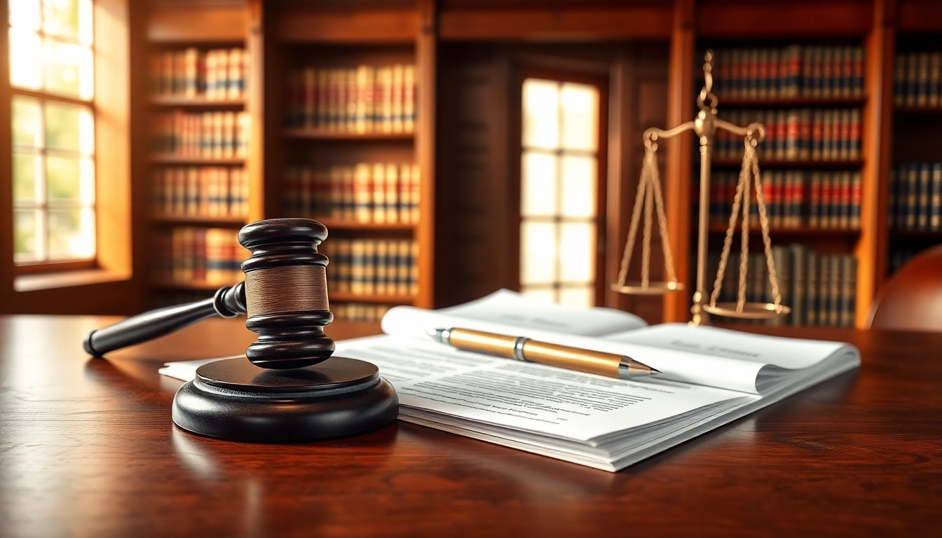 Understanding Probate with a gavel and legal documents on a desk, emphasizing legal expertise.