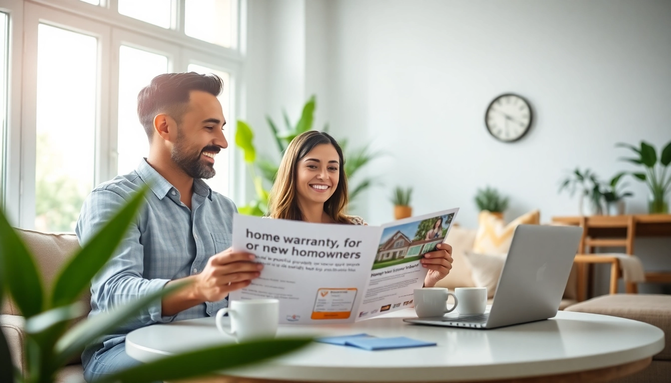 Explore options with home warranty for new homeowners in a cozy, inviting living room setting.