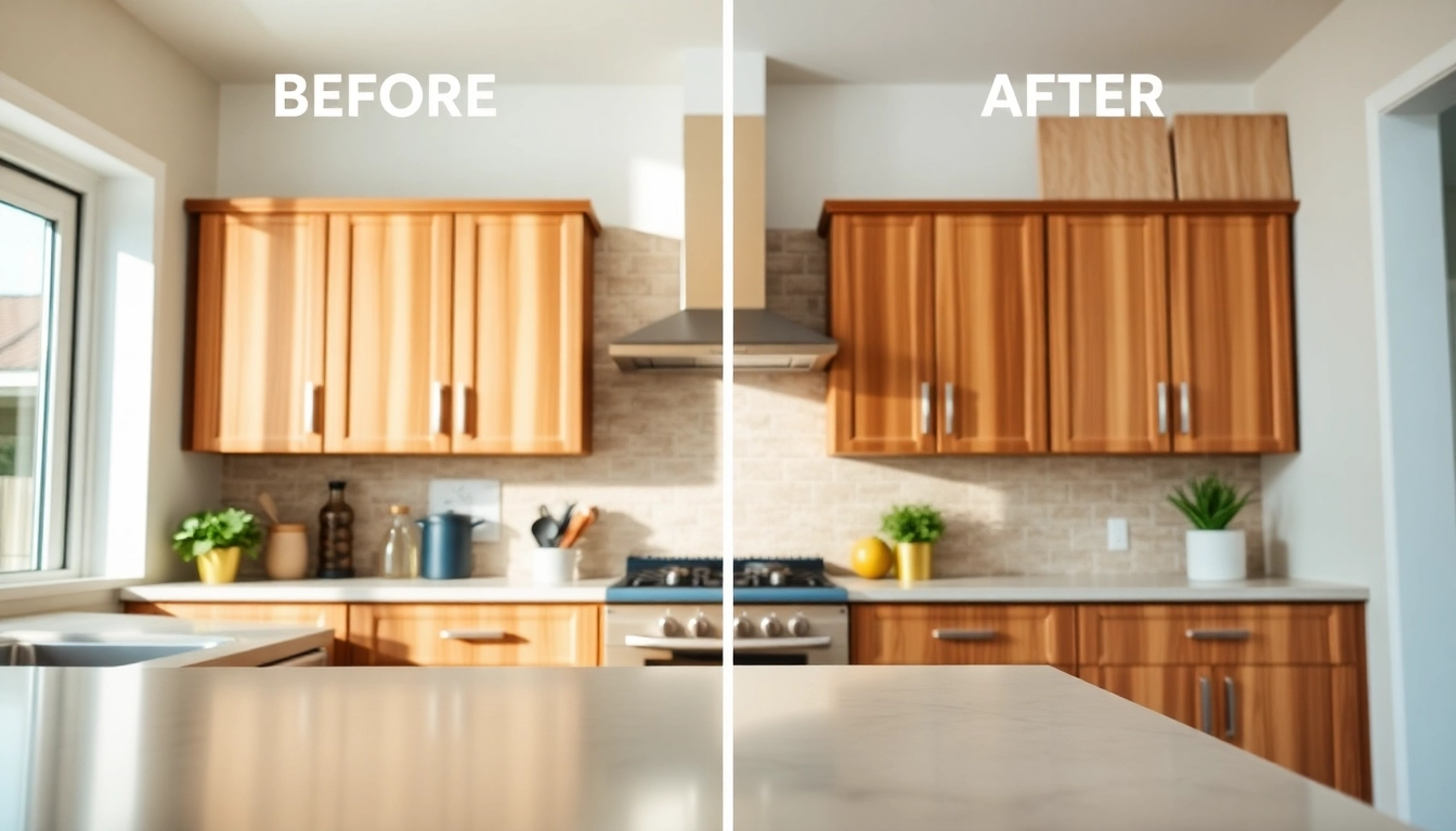 Transform your space with stunning cabinet refacing Largo FL solutions showcasing modern designs.