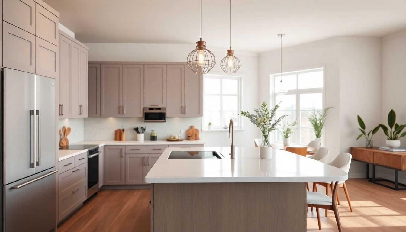 Transform your space with kitchen remodelling Manchester featuring modern designs and inviting atmospheres.
