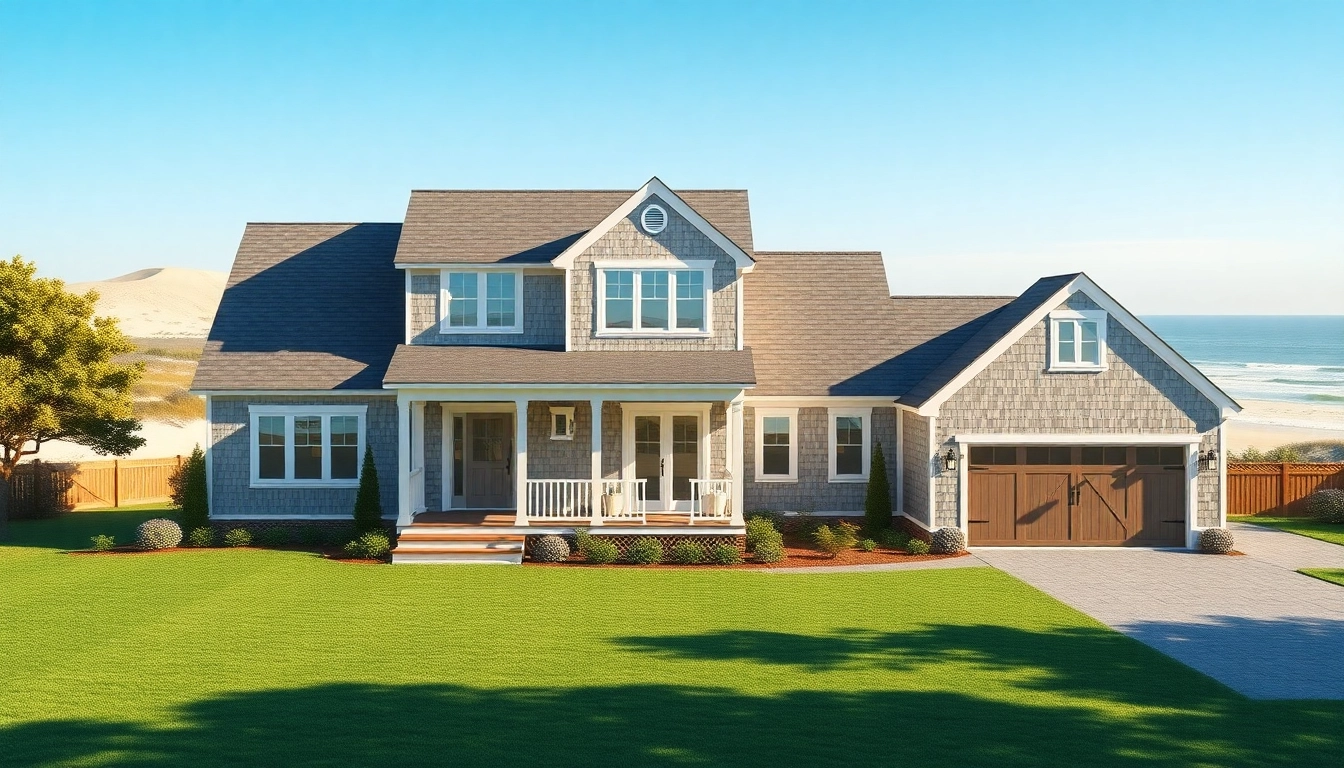 Revitalizing cape cod homes with an architectural design featuring expansions and garages.