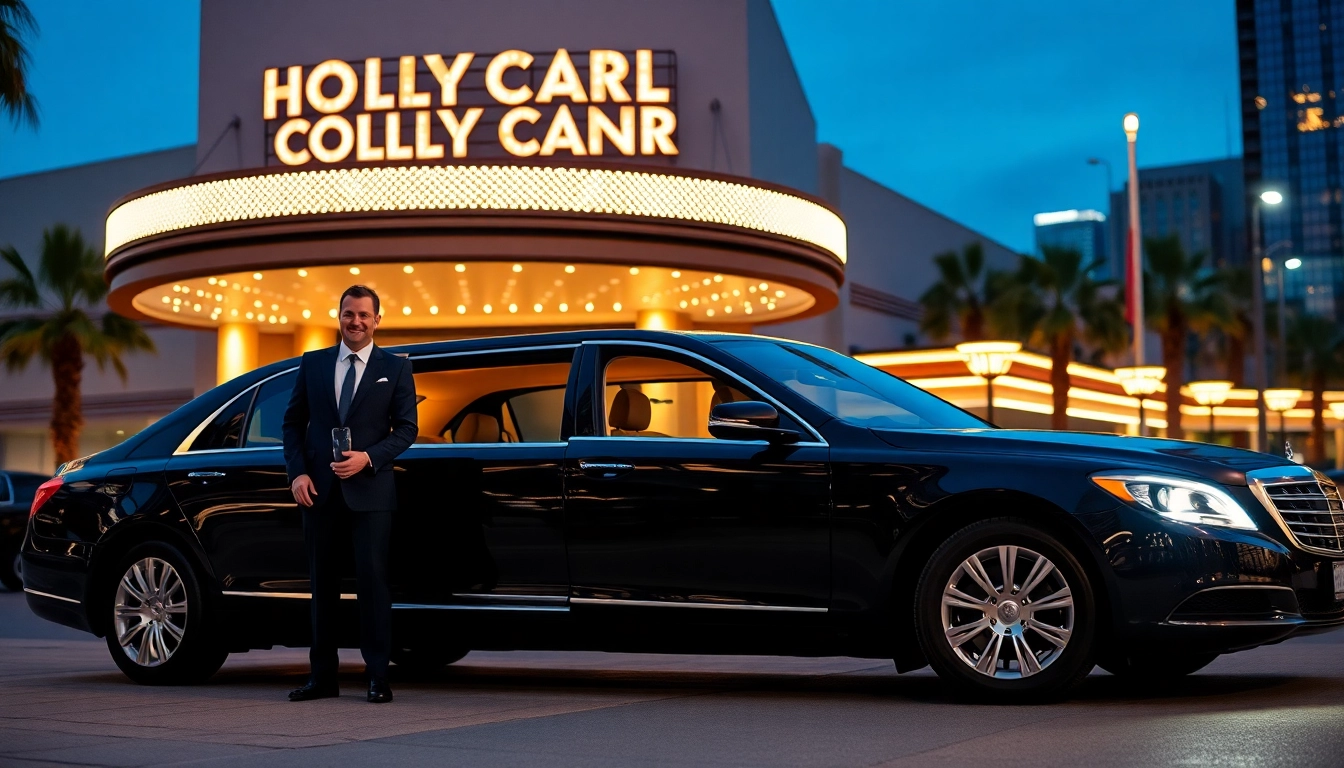 Hollywood Town Car and Limousine service providing luxury transportation in Los Angeles.