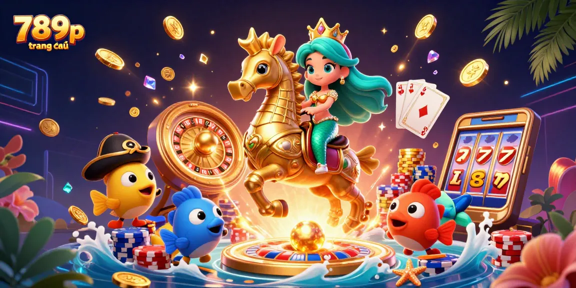 Win big at 789p trang chủ with vibrant casino-themed 3D illustration showcasing excitement and action.