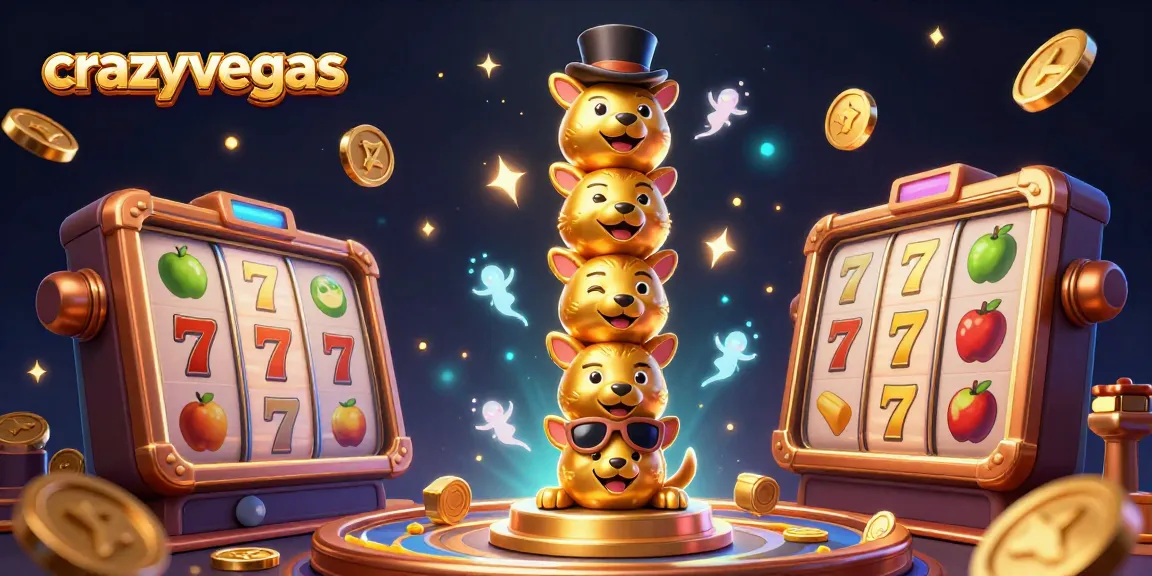 Experience crazyvegas excitement with vibrant slot reels and dynamic casino elements.