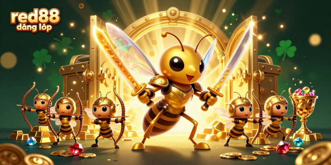 Win big with red88 đăng nhập in an action-packed casino adventure featuring golden hornets!